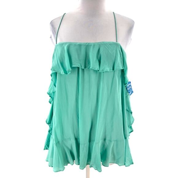 NWT Free People Cascades Tank Top ruffle camisole Sz s - Picture 8 of 9